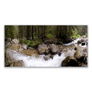 Foto -skrutka s vodopádom Forest River s rozlohou 140x70