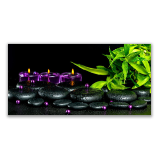 Foto -skrutka s 140x70 Print Spa Candles Beautiful