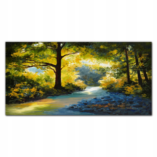 Foto -tlač s nástennou tlačou 120x60 Forest Flowers