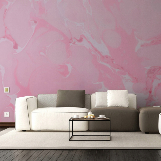 Samostatne nástenné nástenné maľby Pink mramor 520x305