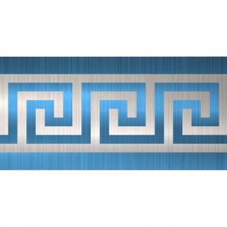 Funlife10 * 200 cm geometrický vzor v páse rovnaký