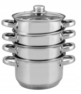 Naparovací hrniec - Pot 2,5 litra varenia parou 18cm. 9 x DNO 8903