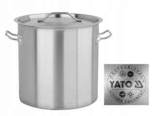 Hrniec, kastrol - vysoká 32 cm kryt Pot 25L z nerezovej ocele