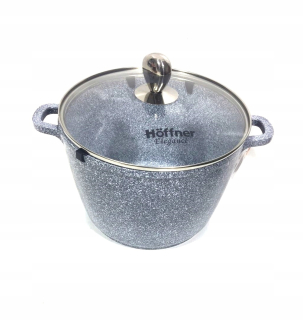 Hrniec, kastrol -  Pot 6,5 l mramorový žuly GREY HF [7745]