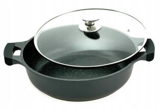 Hrniec, kastrol - Hrniec 7 l Pana 34cm mramor Brytfanna 34ml
