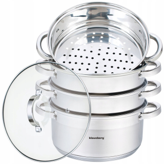 Naparovací hrniec - Dusené hrniec 2,5L 18cm 5ele
