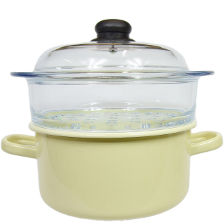 Naparovací hrniec - Dusené pot Flora 1 Sito Pyrex