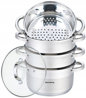 Naparovací hrniec - Dusená hrniec 20cm kvalita 4x3.1l