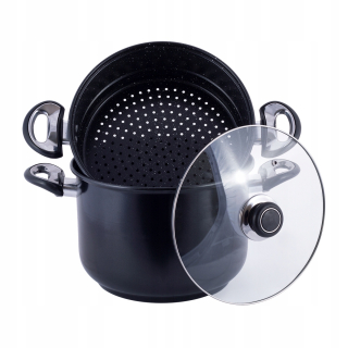 Naparovací hrniec - Varenie hrniec 3EL 10l 28cm plyn parník