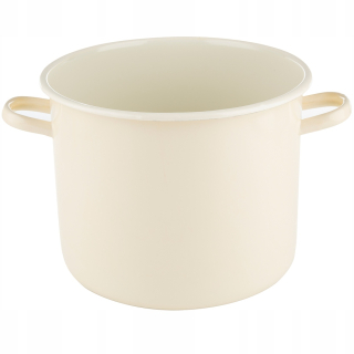 Hrniec, kastrol - Smaltovaný hrniec smaltovaný pre vývar Cream 23cm 8L