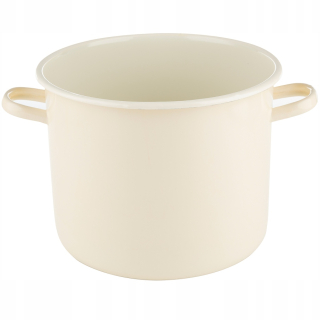 Hrniec, kastrol - Smaltovaný hrniec smaltovaný forte krém 25 cm 10 litrov