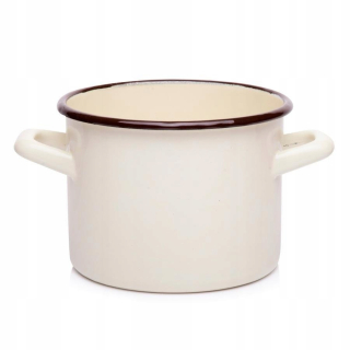 Hrniec, kastrol - Smalt hrniec smaltovne Cream 24cm 7.9L induk