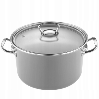 Hrniec, kastrol - Smaltovaný hrniec smaltovaný Primario Gray 16cm 2,1 l
