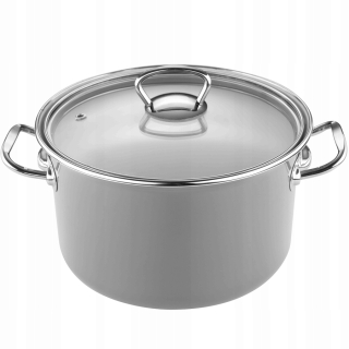 Hrniec, kastrol - Smaltovaný hrniec smaltovaný Primario sivá 18 cm 3 l