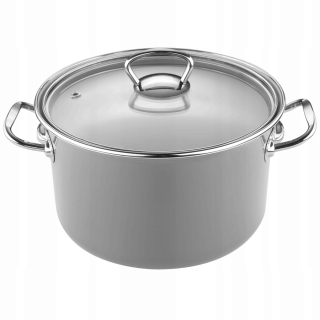 Hrniec, kastrol - Smaltovaný hrniec smaltovaný Primario Gray 22cm 5,3l