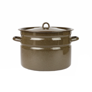 Hrniec, kastrol - Jednoduchý sklopný hrniec s 16L krytom, 32cm
