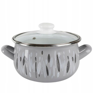 Hrniec, kastrol - Smalt hrniec pyžám jeseň 5.3l 22cm Indukčné