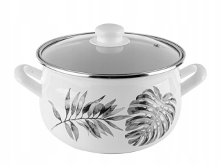 Hrniec, kastrol - Pot smalt pyžám Monstera Z / P 20cm 4,2 l