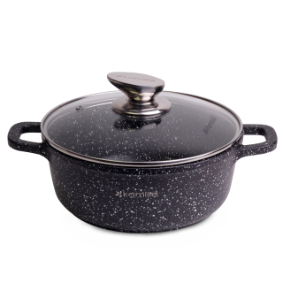 Hrniec, kastrol - Pot mramor kanvica veko indukcia 2,3l plyn