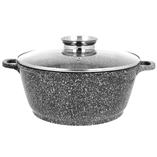 Sada hrncov - Mramorový hrniec / 24 cm / 4,4 l