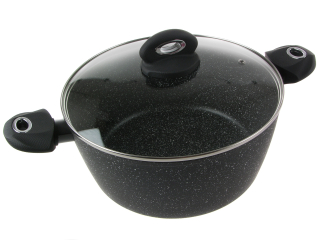 Hrniec, kastrol - Mramor hrniec indukčný 28cm plynu 7l 1295