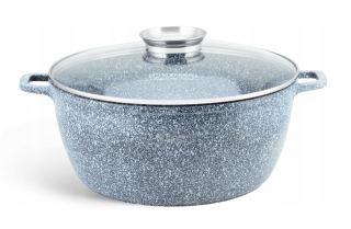 Hrniec, kastrol - Marble hrniec 4,5 L Kociołek Indukčné EB 8005