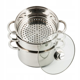 Naparovací hrniec - Hrniec pre pár Kinghoff 4 Elem. 24 cm KH-3319