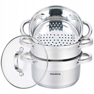 Naparovací hrniec - Hrniec na pár Klausberg 4 Elem. 18cm KB-7136