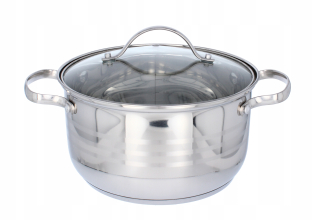 Hrniec, kastrol - 3L nerez hrniec s indukciou veko 20cm