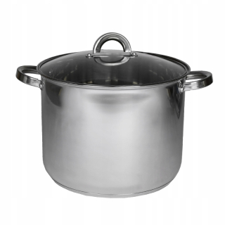Hrniec, kastrol - STOCKPOT 13L NEREZOVÝ KASEROL VYSOKÝ GASTRO 28CM