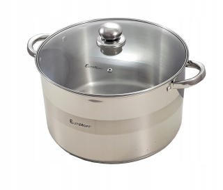 Hrniec, kastrol - OCEĽOVÝ ČASOPIS GASTRO 17,7 L ČAJČIAR INDUKCIA 34cm