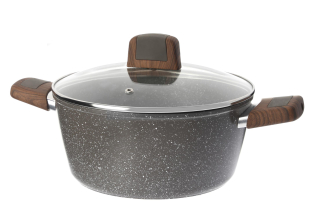 Hrniec, kastrol - ŠEDÝ KASEROL GALICIA MAGNUM 2,4L 20CM INDUKCIA