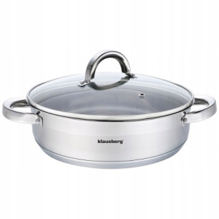 Hrniec, kastrol -  VEDECKÝ WOK PLOCHÝ VEK 4,6 L 26x9 DNOx5 INDUC