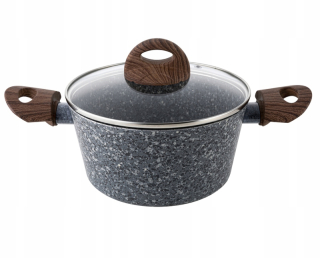 Hrniec, kastrol - Hrniec s dlažbou žula 20cm 2,5l