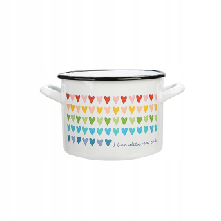 Hrniec, kastrol -  HRNEC indukčný ENAMEL SILESIA RYBNIK 3,6 l