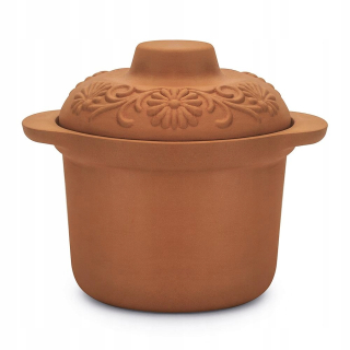 Hrniec, kastrol - Roman pot Clay žiaruvzdorné veko 3 L