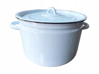 Hrniec, kastrol - Kvetináče smaltovaný hrniec 25 cm, smalt 7L heavy