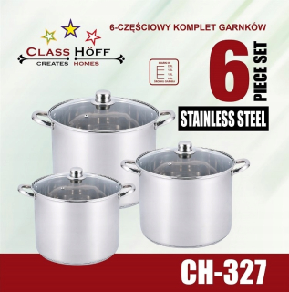 Sada hrncov - Kvetináče GASTRO 10,12,15L nerezová oceľ Indukčné / g