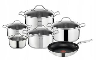Sada hrncov - TEFAL INTUALIZOVANÉ ZNAČKY INDUKCIA PAT INTUALIGE INOX