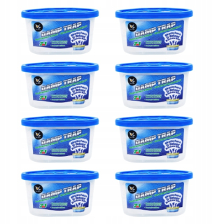 Pohlcovač vlhkosti - Sada absorbéra vlhkosti drahokamov je nastavená 8 x 400 ml pravidelne