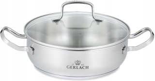 Hrniec, kastrol - Gerlach.Garnek s 24cm veka SIMPLE
