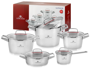 Sada hrncov - Gerlach Superior hrnce sada 10el / oceľ indukcia