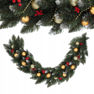 Vianočný stromček - Vianočný stromček Garland 110 cm hustý reťazec