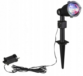 Laserový projektor - GLOBO SVETLOMETY MERTION 3X1W LED ČIERNA 32000