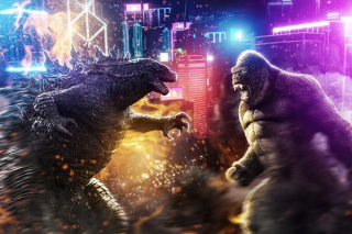 Godzilla vs Kong Sticker - plagát 70 cm K447