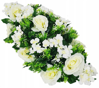 PRIPRAVENÉ ZLOŽENIE x17 ks BUQUET ROSES HORTENSIONS