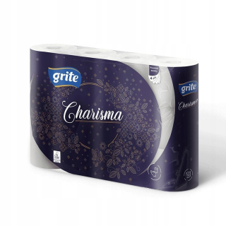 Toaletný papier - Toaletný papier charizmy 4 vrstvy 12 valčekov