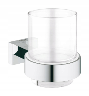GROHE ESSENTIALS CUBE GLASS S CHROMOVANOU RÚČKOU