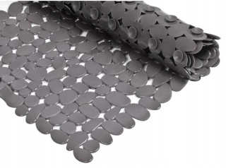 Kúpelňová predložka - Gum non -slip rohož pre šedú vani 88x40