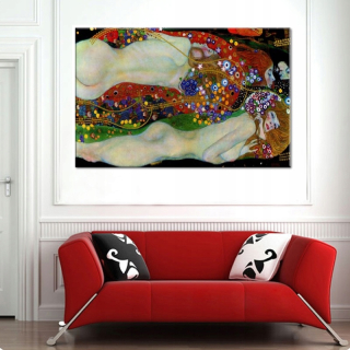 Gustav Klimt Reproduction Water Hoses Secess 120x80
